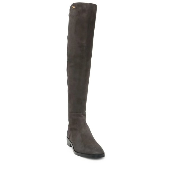STUART WEITZMAN Keelan OVER THE KNEE Boot SLATE SUEDE 9.5 (P12)